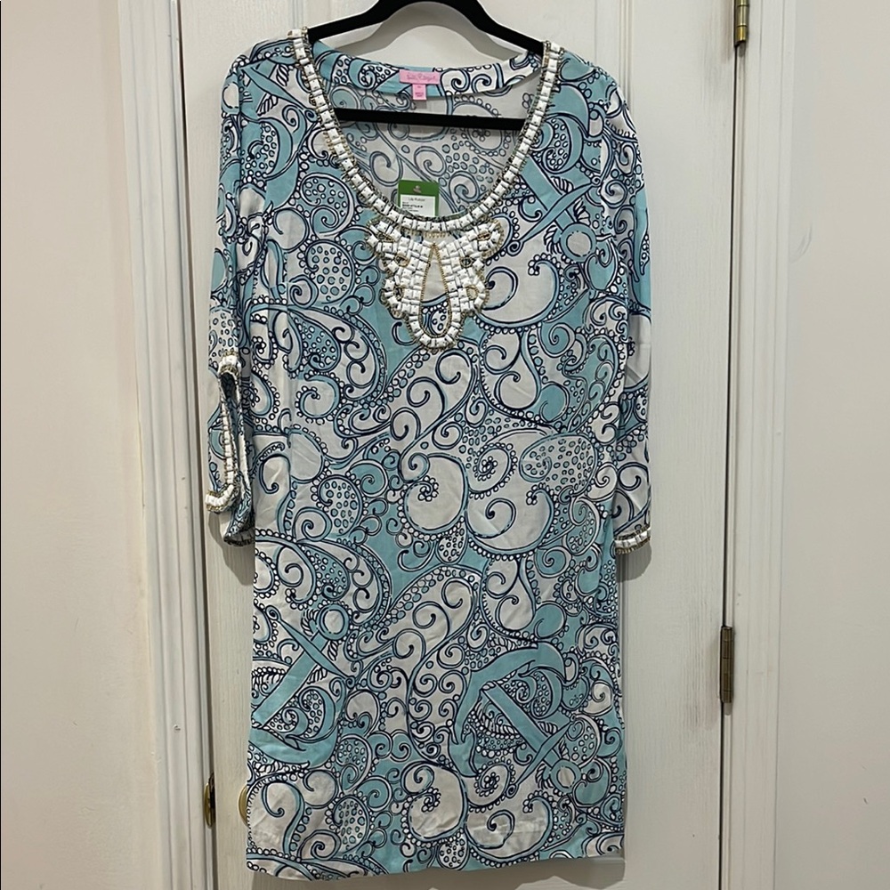 Lilly Pulitzer Sarah Tunic Dress size medium NWT
(One gem loose)